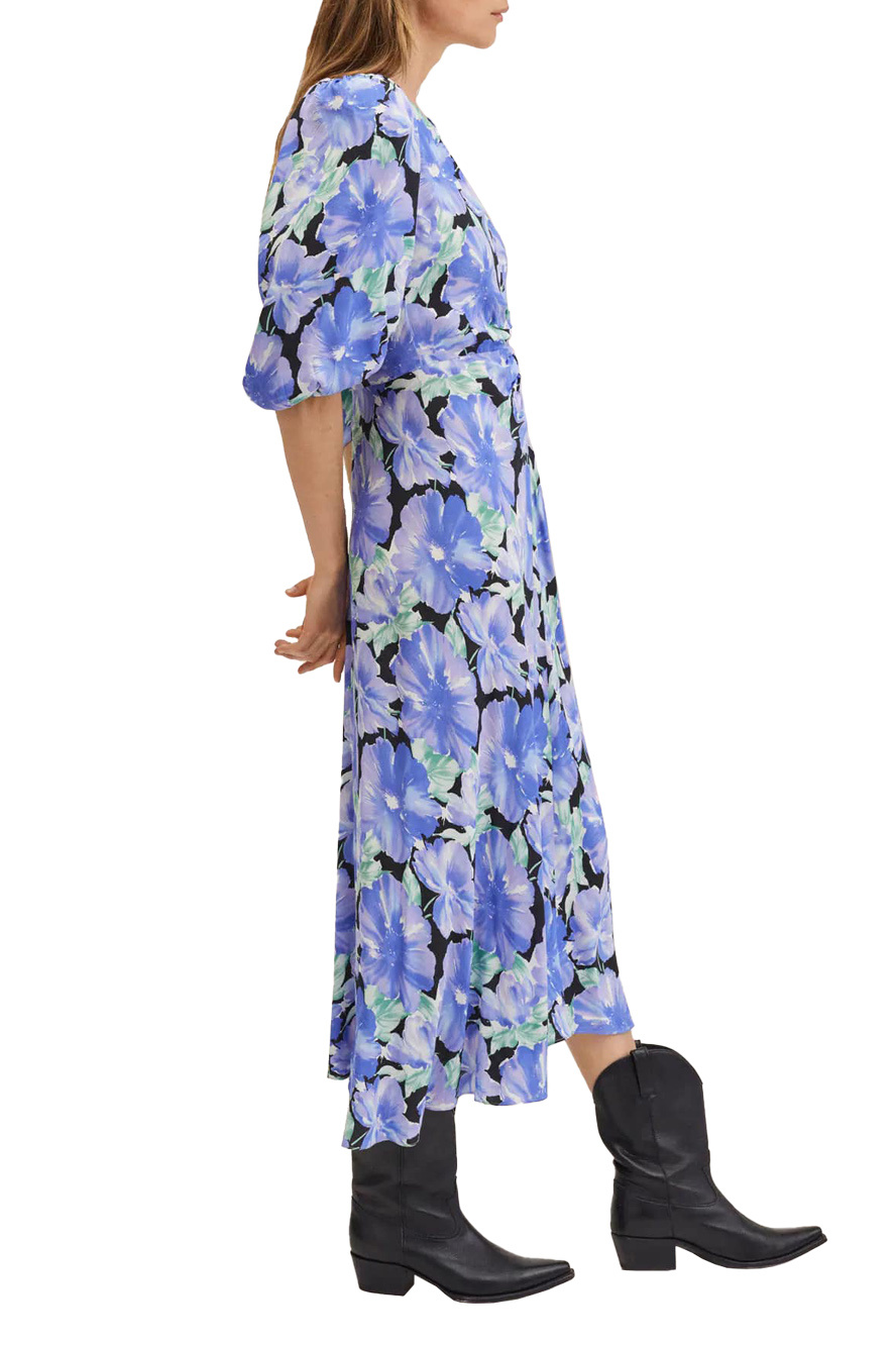 Женский Mango Платье FLEUR с принтом и рукавами-фонариками (цвет ), артикул 27024041 | Фото 3