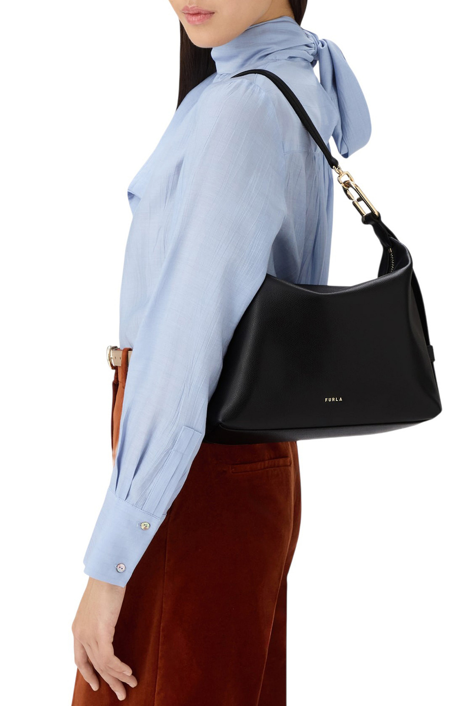 Женский Furla Сумка TONIE M из натуральной кожи (цвет ), артикул WB01964-A.0023 | Фото 6