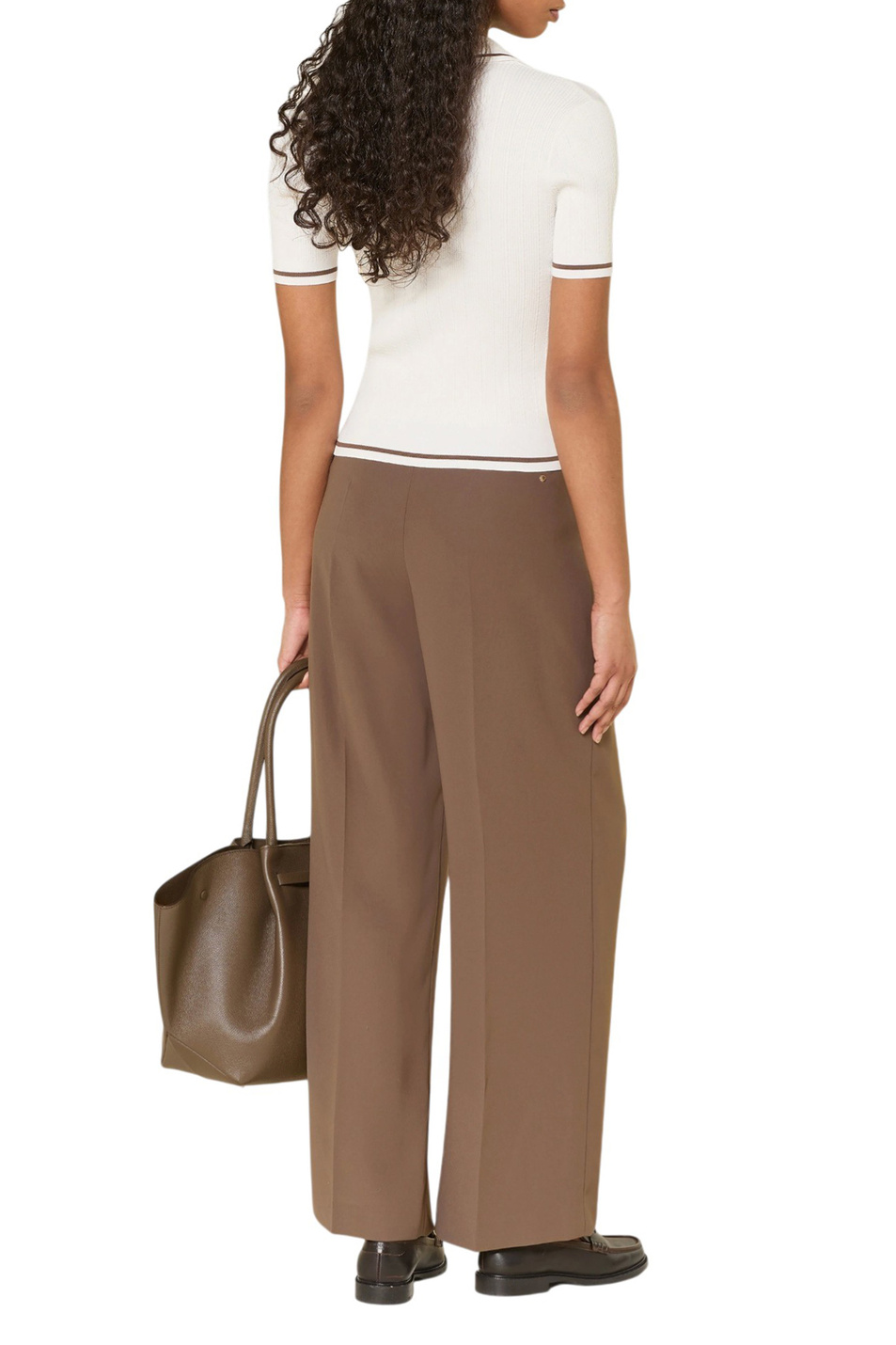 Женский Armani Exchange Поло с контрастными полосками (цвет ), артикул XW001897-AF10352 | Фото 5