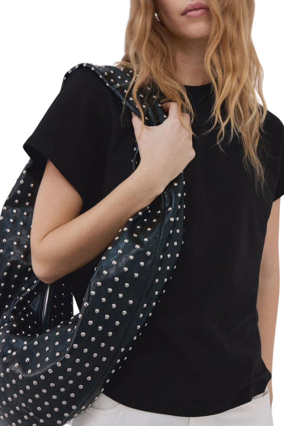 Женский Mango Футболка SEVILLA из хлопка (цвет ), артикул 27954096 | Фото 3