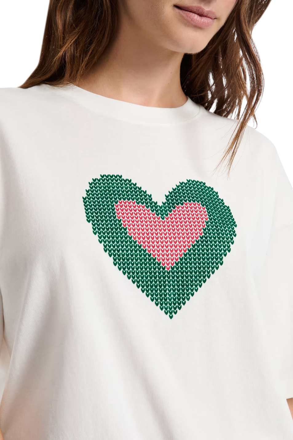 Женский Etam Футболка PARISIA из хлопка (цвет ), артикул 6556080 | Фото 4