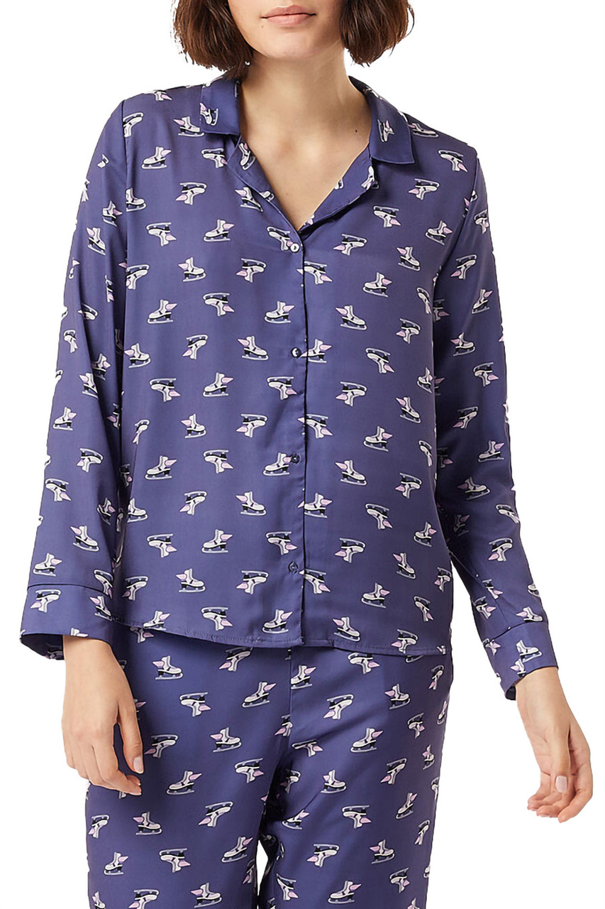 Рубашка MAGICOOL с принтом|Основной цвет:Синий|Артикул:6538925 | Фото 1