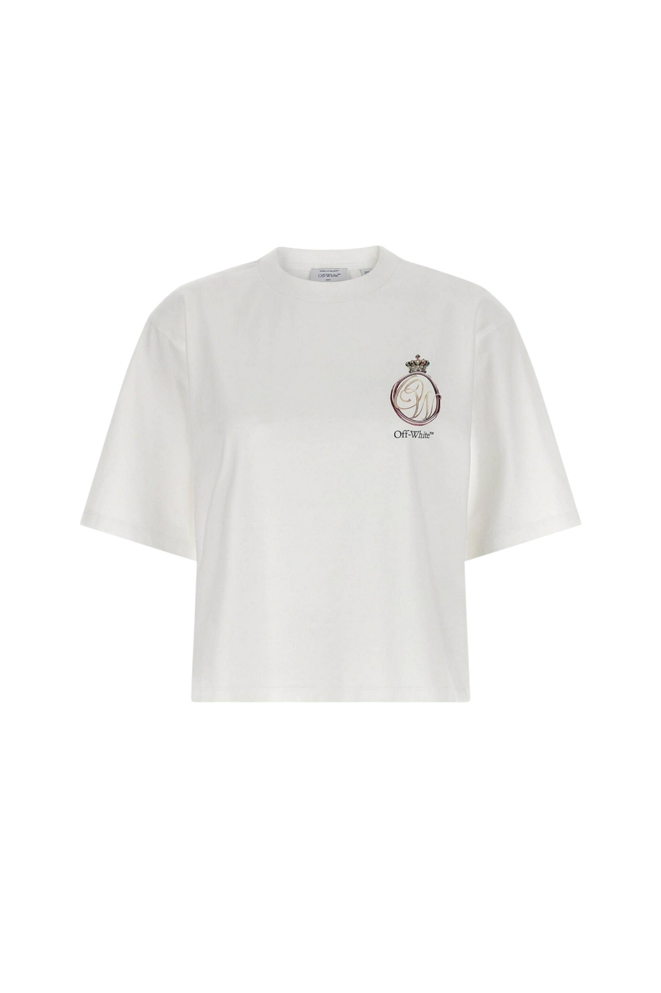 Женский Off-White Футболка ROYAL CROWN с принтом (цвет ), артикул OWAA124S26JER0040110 | Фото 1