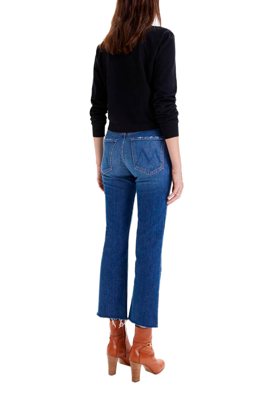 Женский Mother Расклешенные джинсы с высокой посадкой (цвет ), артикул 10326-624 | Фото 4