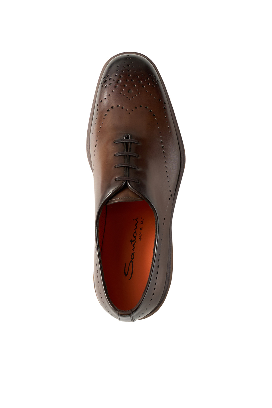 Туфли EASYN из натуральной кожи|Основной цвет:Коричневый Мужской Santoni Туфли EASYN из натуральной кожи (цвет ), артикул MGEG19177TTAXLAST50 | Фото 4
