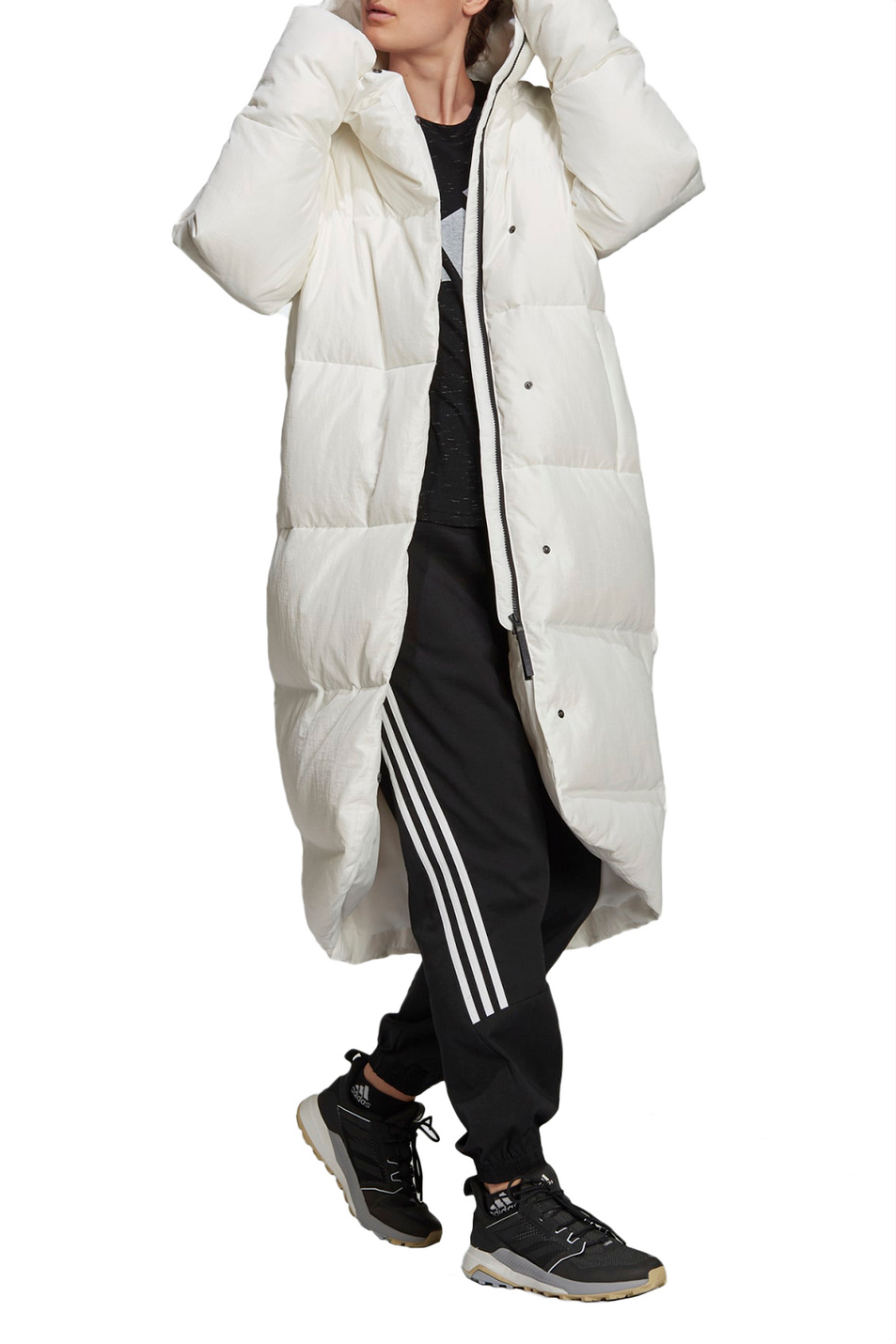 Женский Adidas Пуховое стеганое пальто Big Baffle (цвет ), артикул GQ2509 | Фото 2