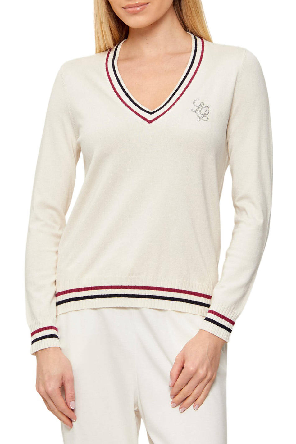 Женский Liu Jo Джемпер из смесовой вискозы (цвет ), артикул TA6068MS49I | Фото 4