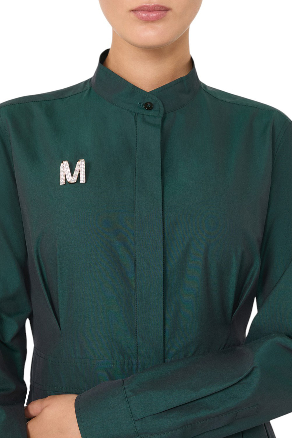 Женский Max Mara Брошь с фианитами (цвет ), артикул 2524756121 | Фото 3