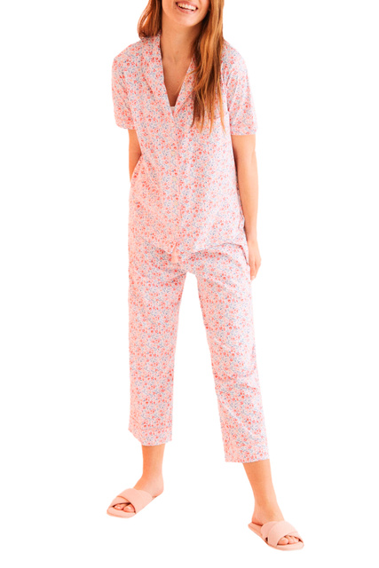 Пижама из натурального хлопка|Основной цвет:Розовый|Артикул:3595913 | Фото 2