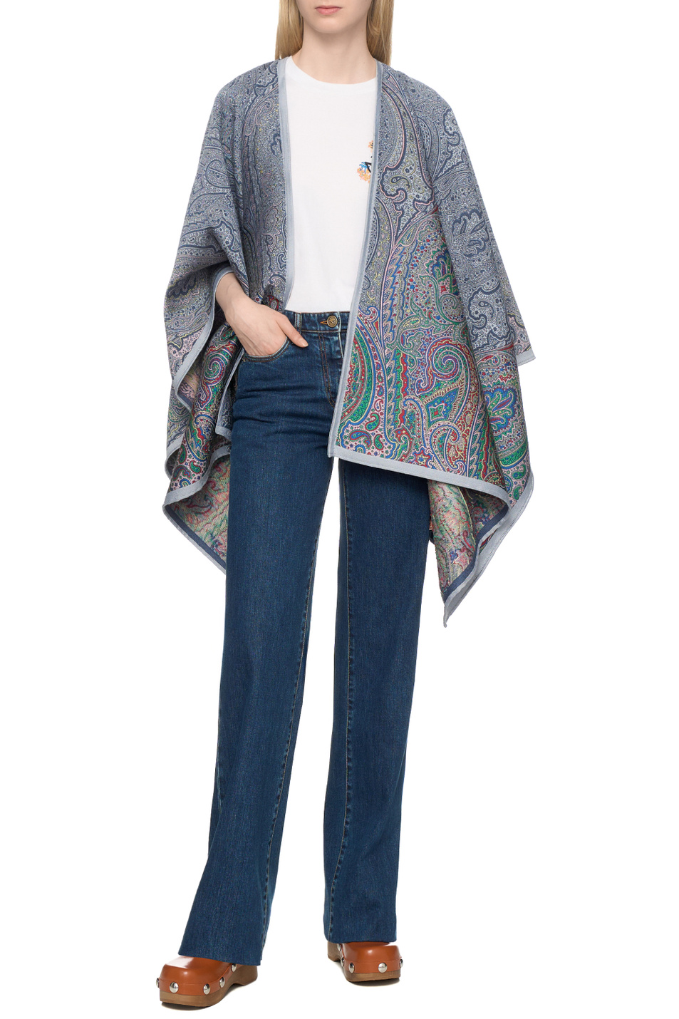 Женский Etro Футболка из хлопка (цвет ), артикул WRMA0005AR362W0001 | Фото 3