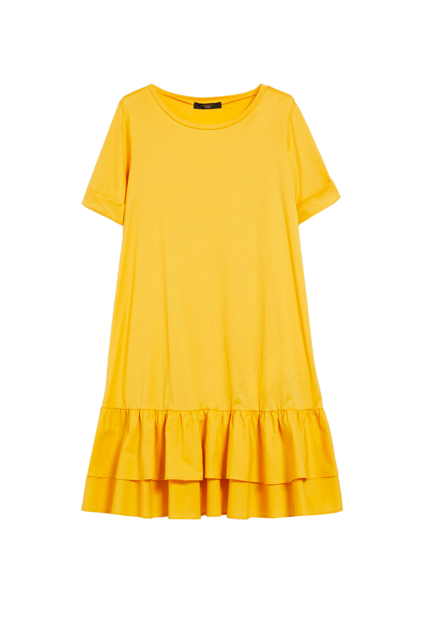 Платье VANNA из натурального хлопка|Основной цвет:Желтый|Артикул:2356210331 | Фото 1