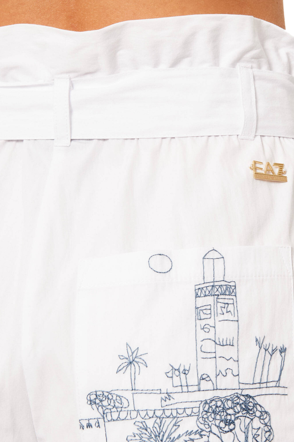 Женский EA7 Шорты с принтом (цвет ), артикул 7W001026-AF21126 | Фото 6