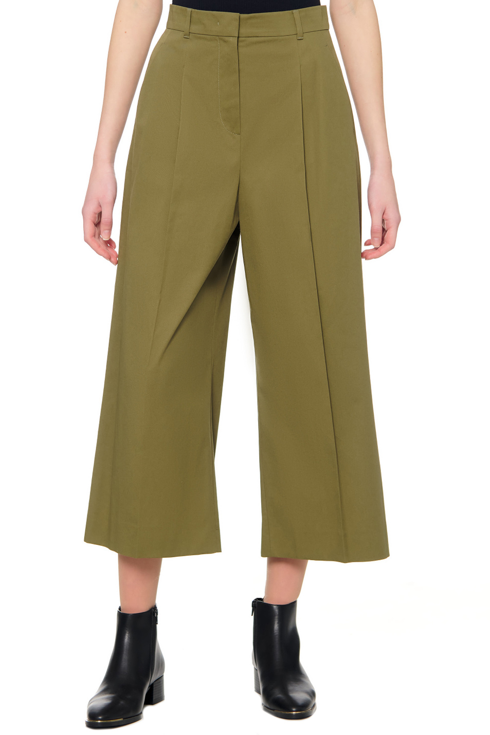 Женский Max Mara Брюки LERICI из эластичного хлопка (цвет ), артикул 61310721 | Фото 4