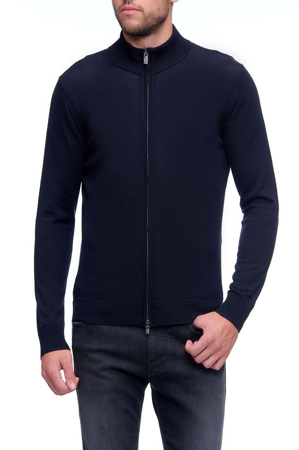 Мужской Emporio Armani Шерстяной кардиган на молнии (цвет ), артикул 8N1MUZ-1MJXZ | Фото 3