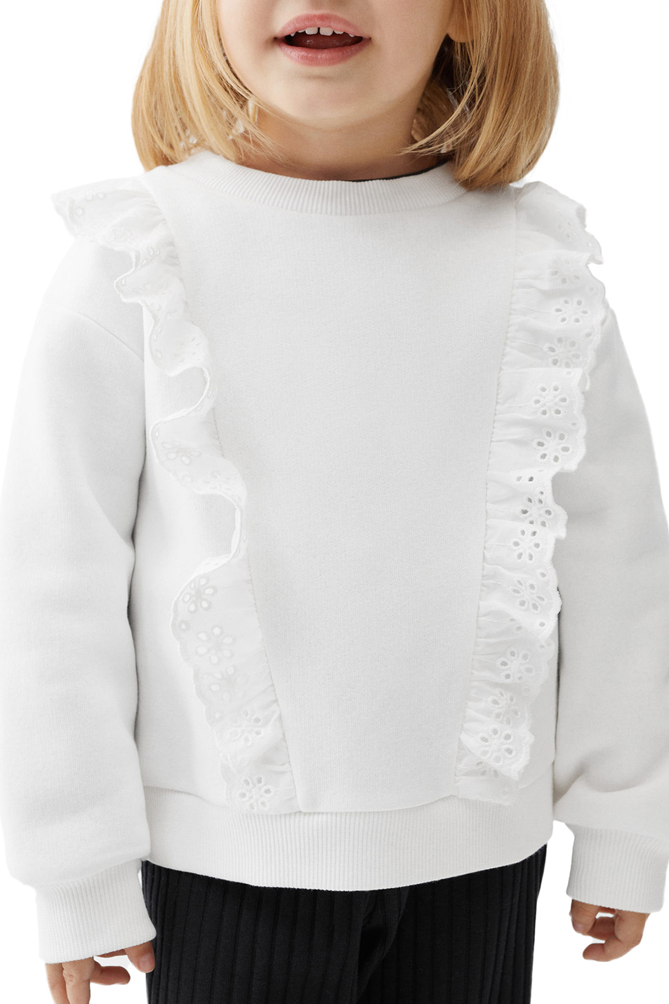 Девочкам Mango Kids Толстовка LISA с оборками (цвет ), артикул 47072538 | Фото 4
