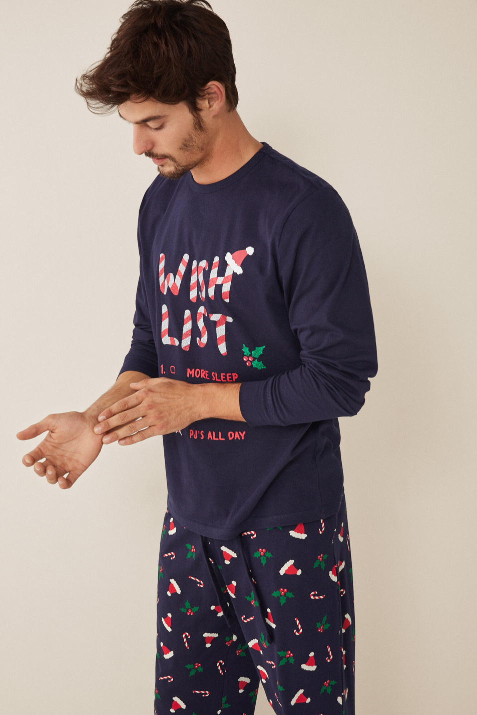 Мужской Women'secret Длинная пижама «Wish list» (цвет ), артикул 2766701 | Фото 4