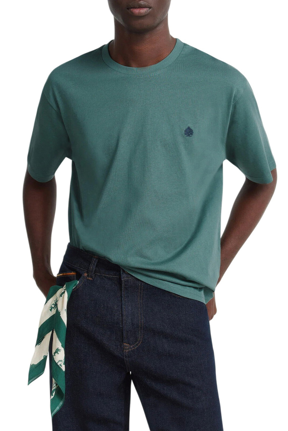 Мужской Springfield Футболка из хлопка (цвет ), артикул 7122309 | Фото 3