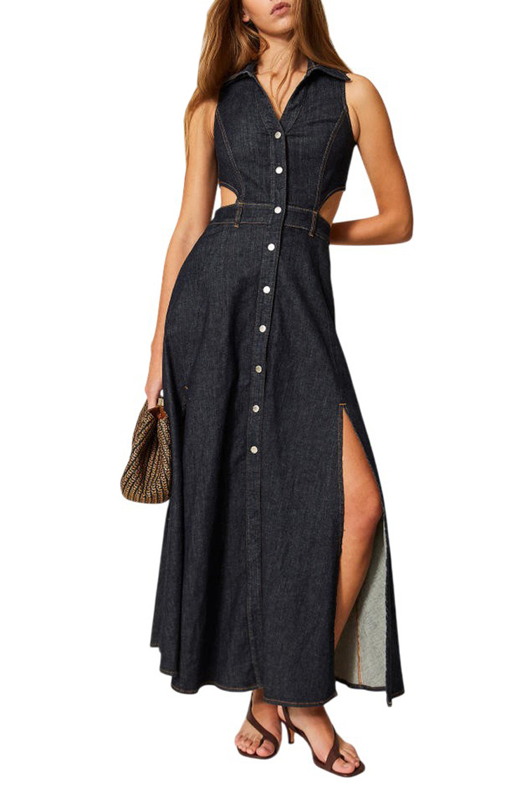 Женский TWINSET Milano Платье джинсовое (цвет ), артикул 261AP2363 | Фото 3