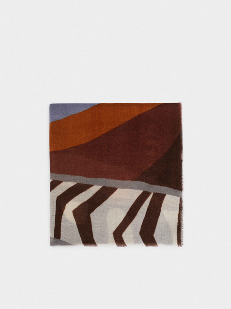 Parfois Шарф с разноцветным принтом ( цвет), артикул 185824 | Фото 1