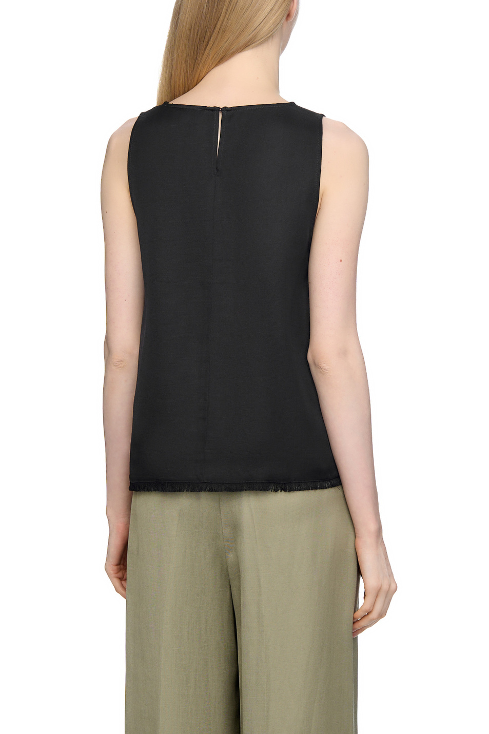 Женский Emme Marella Топ из вискозы и льна (цвет ), артикул 2515161061 | Фото 5