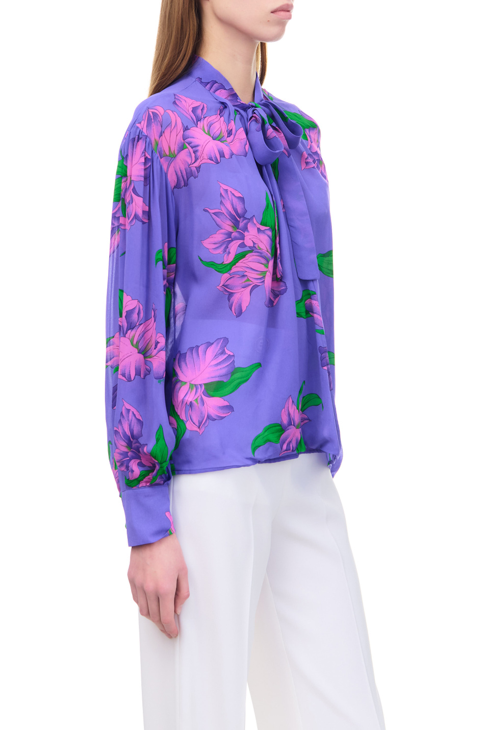 Женский Pinko Блузка с цветочным принтом (цвет ), артикул 101115A0P7 | Фото 5