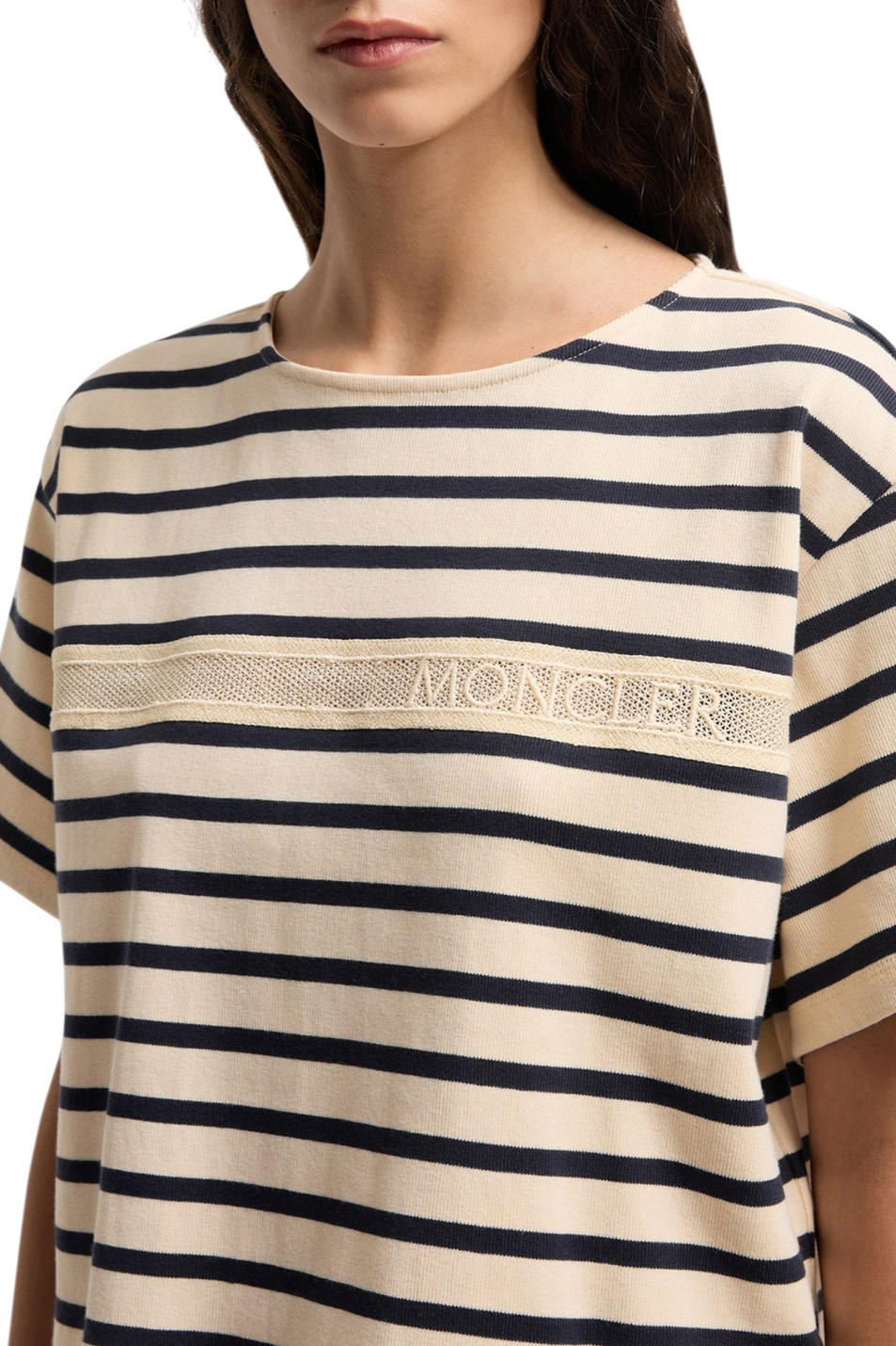Женский Moncler Футболка из хлопка (цвет ), артикул L10938C00050-89BEB | Фото 6