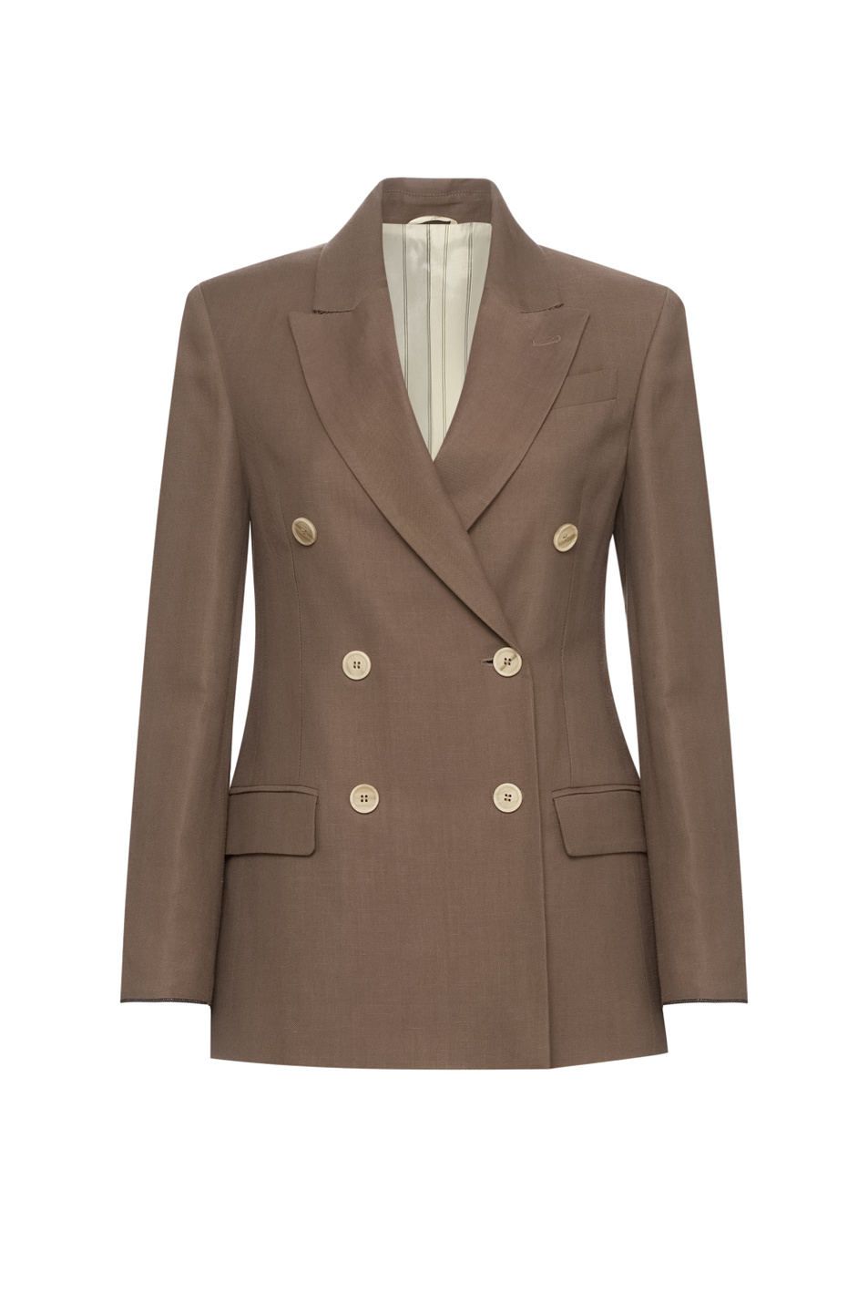 Женский Brunello Cucinelli Пиджак из вискозы и льна (цвет ), артикул MH1267040 | Фото 1