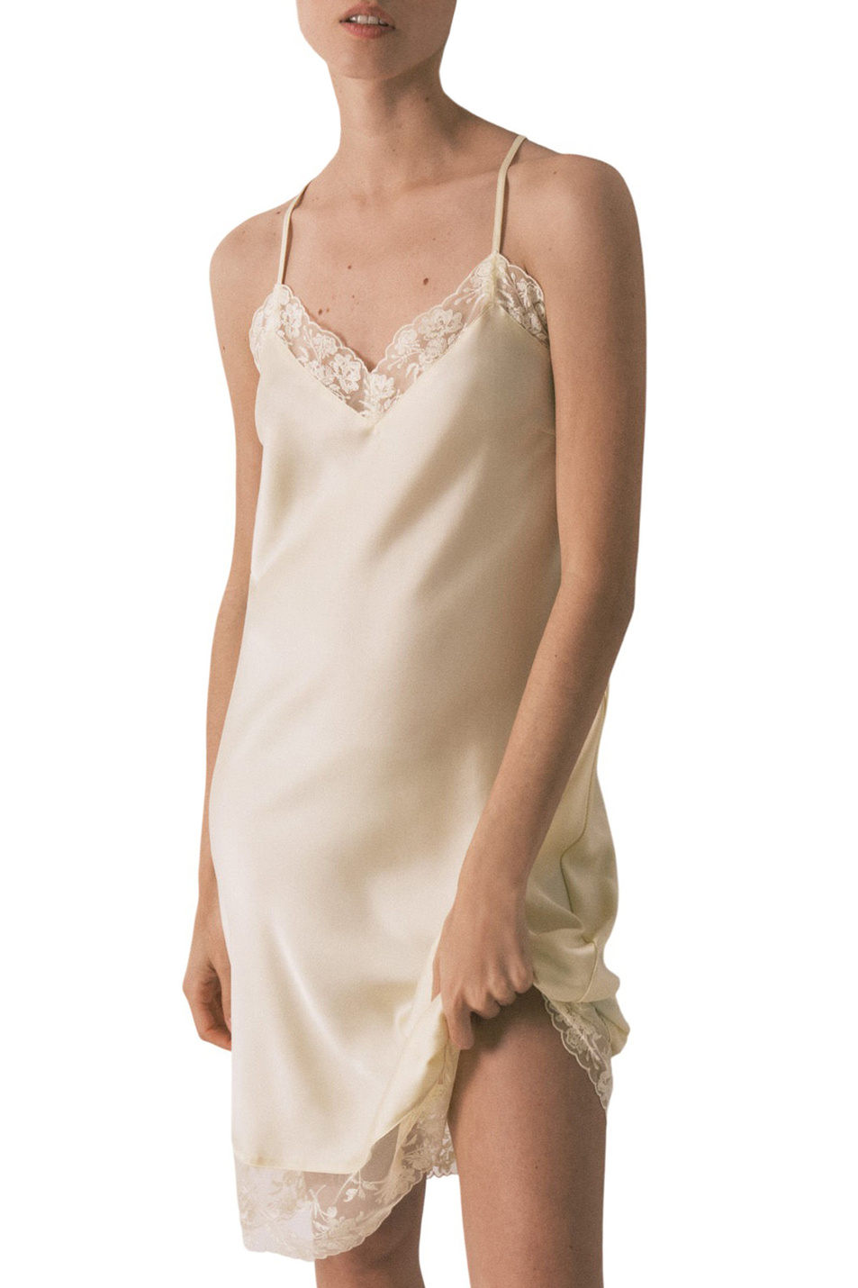 Женский Women'secret Сорочка ночная с кружевом (цвет ), артикул 3413706 | Фото 1