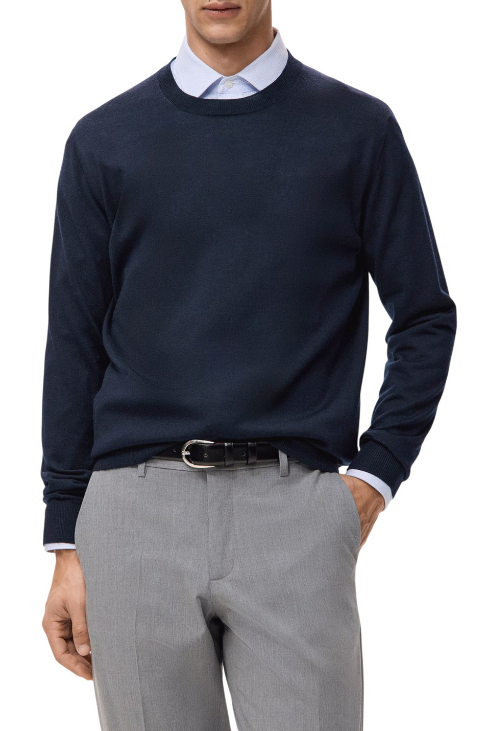 Мужской Mango Man Джемпер WILLY из шерсти (цвет ), артикул 27041284 | Фото 3