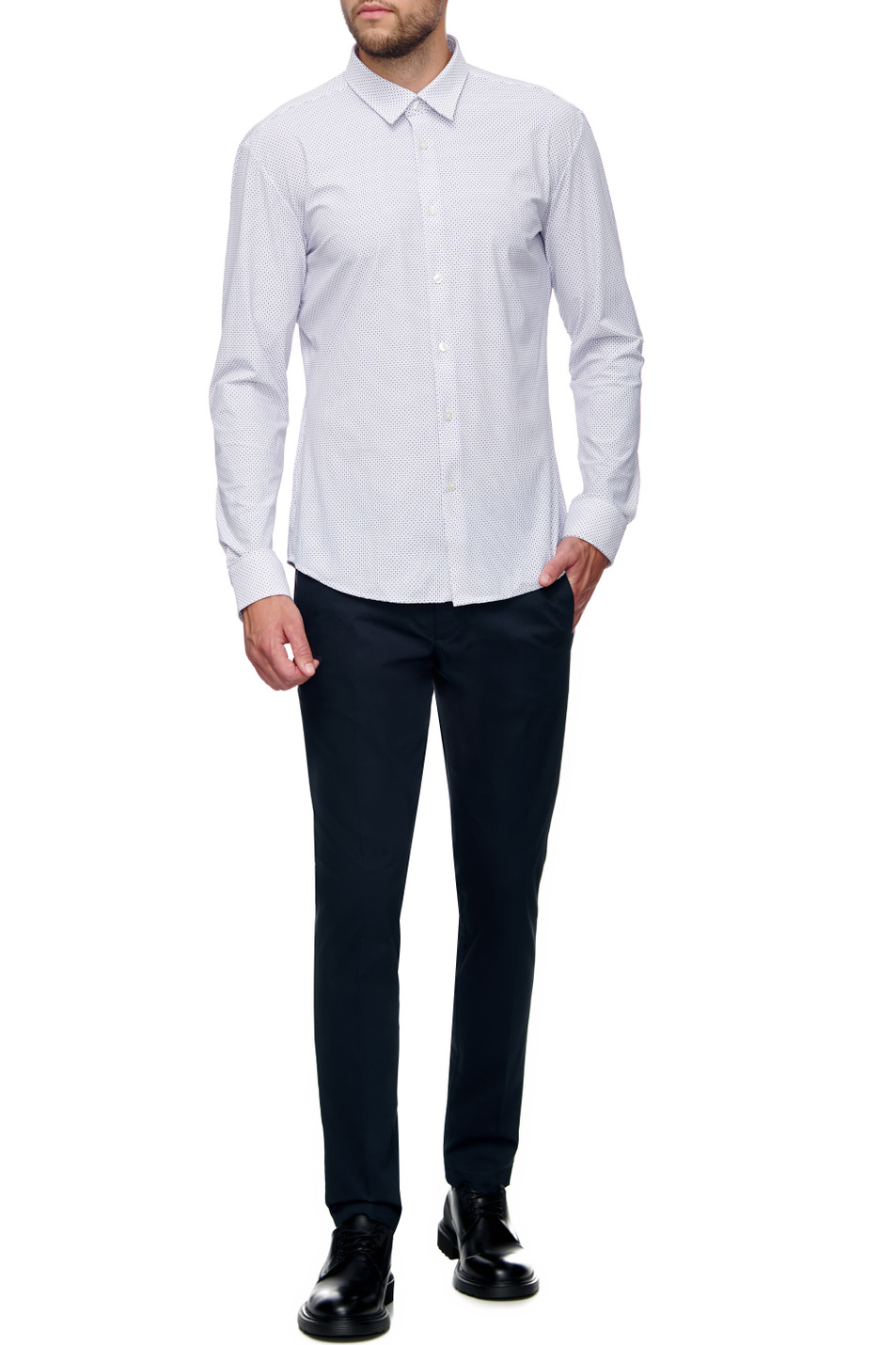 Мужской BOSS Рубашка с длинным рукавом и принтом (цвет ), артикул 50473650 | Фото 2