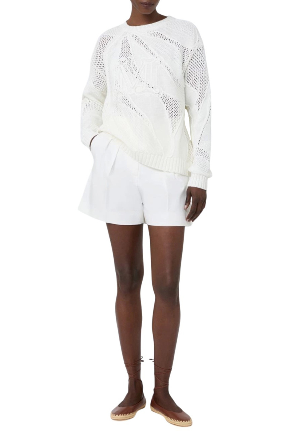 Женский Max Mara Джемпер SALVO из хлопка (цвет ), артикул 2611361112 | Фото 2