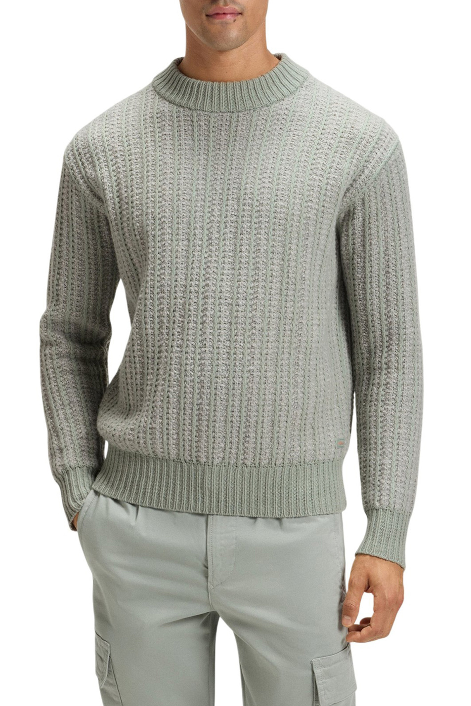 Мужской BOSS Свитер Korth из смесовой шерсти (цвет ), артикул 50548687 | Фото 3