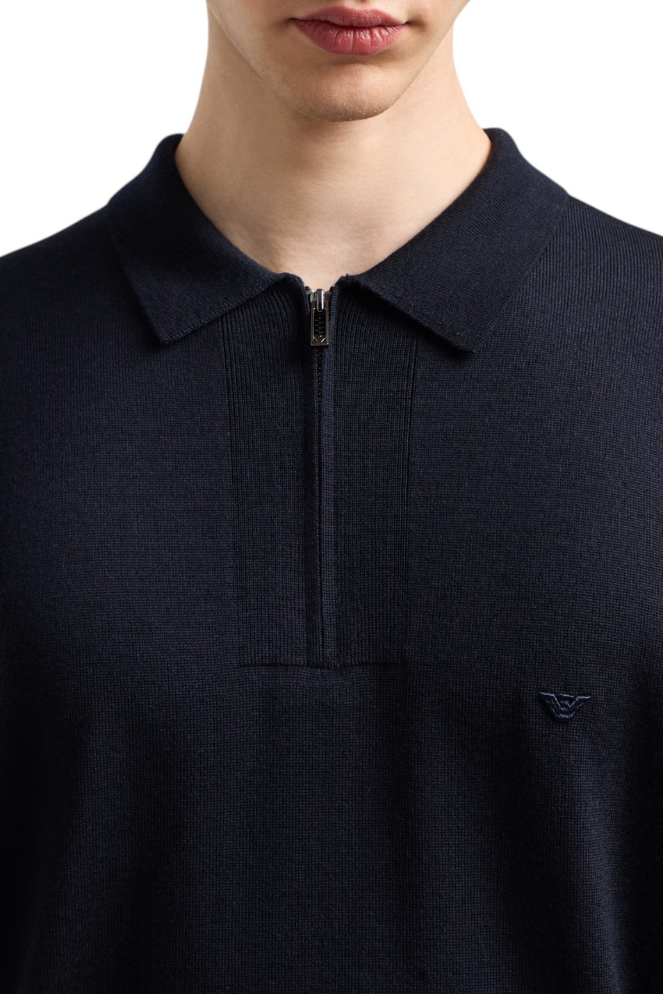 Мужской Emporio Armani Джемпер поло из шерсти (цвет ), артикул EM001512-AF14158 | Фото 5