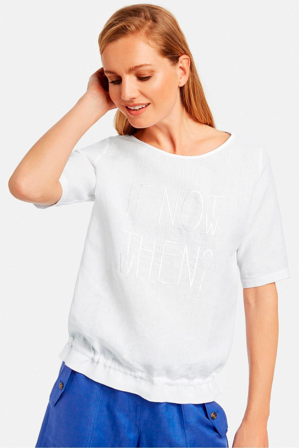 Женский Gerry Weber Блузка льняная (цвет ), артикул 270149-44052 | Фото 3