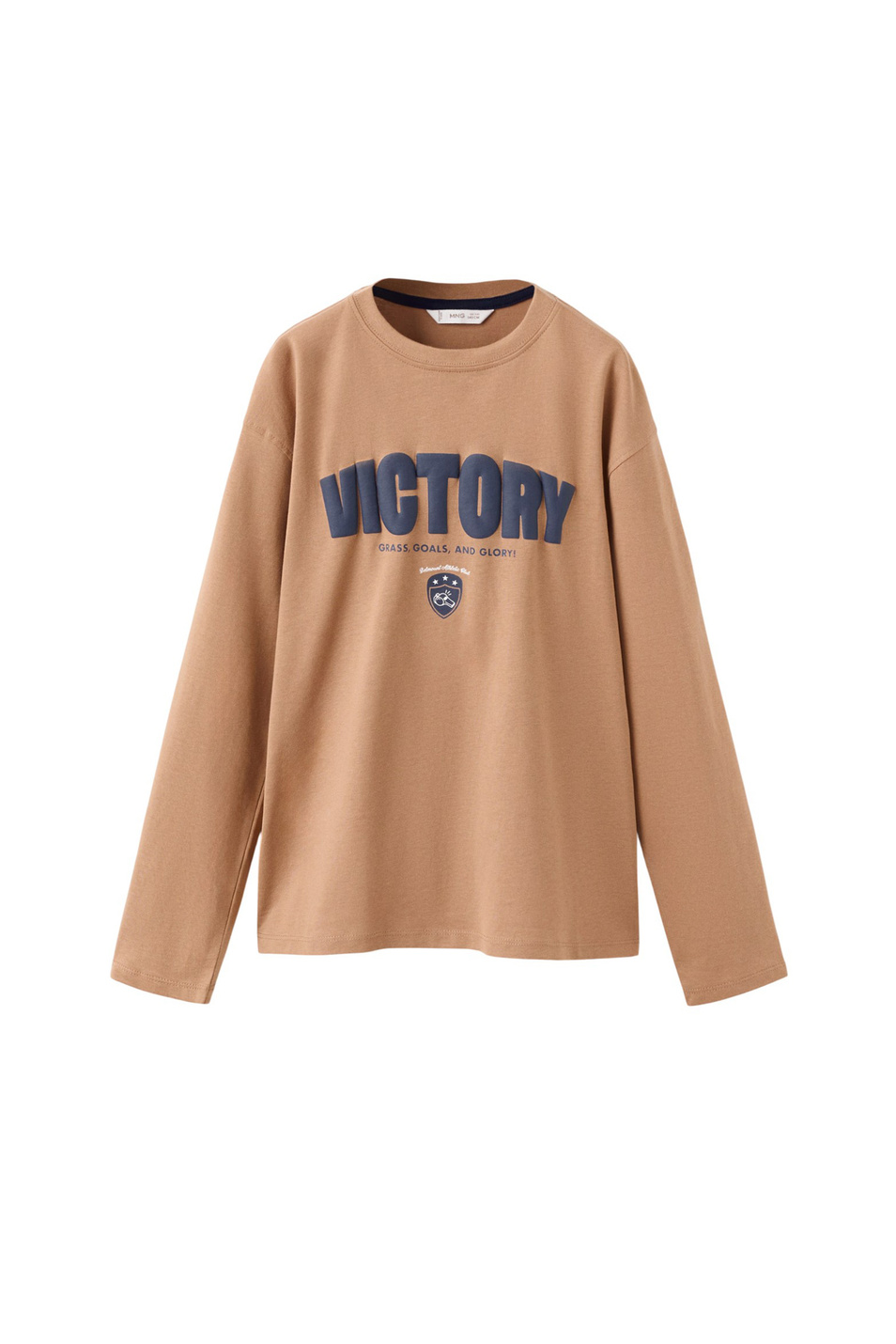 Мальчикам Mango Kids Лонгслив DVICTORY с принтом (цвет ), артикул 27081231 | Фото 1