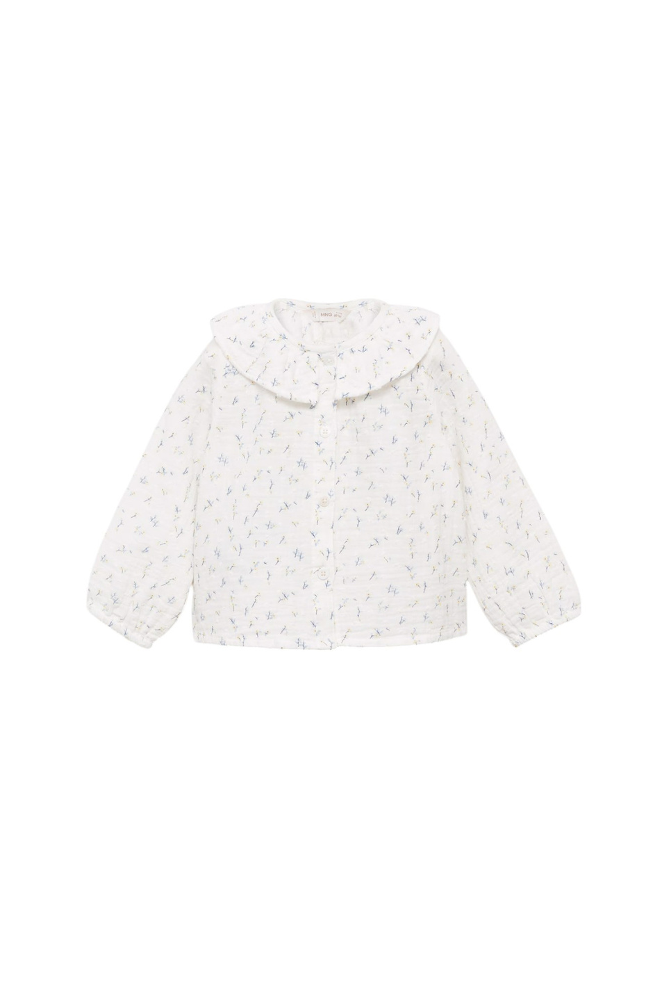 Малышкам девочкам Mango Kids Блузка NIZA из хлопка (цвет ), артикул 87014801 | Фото 1