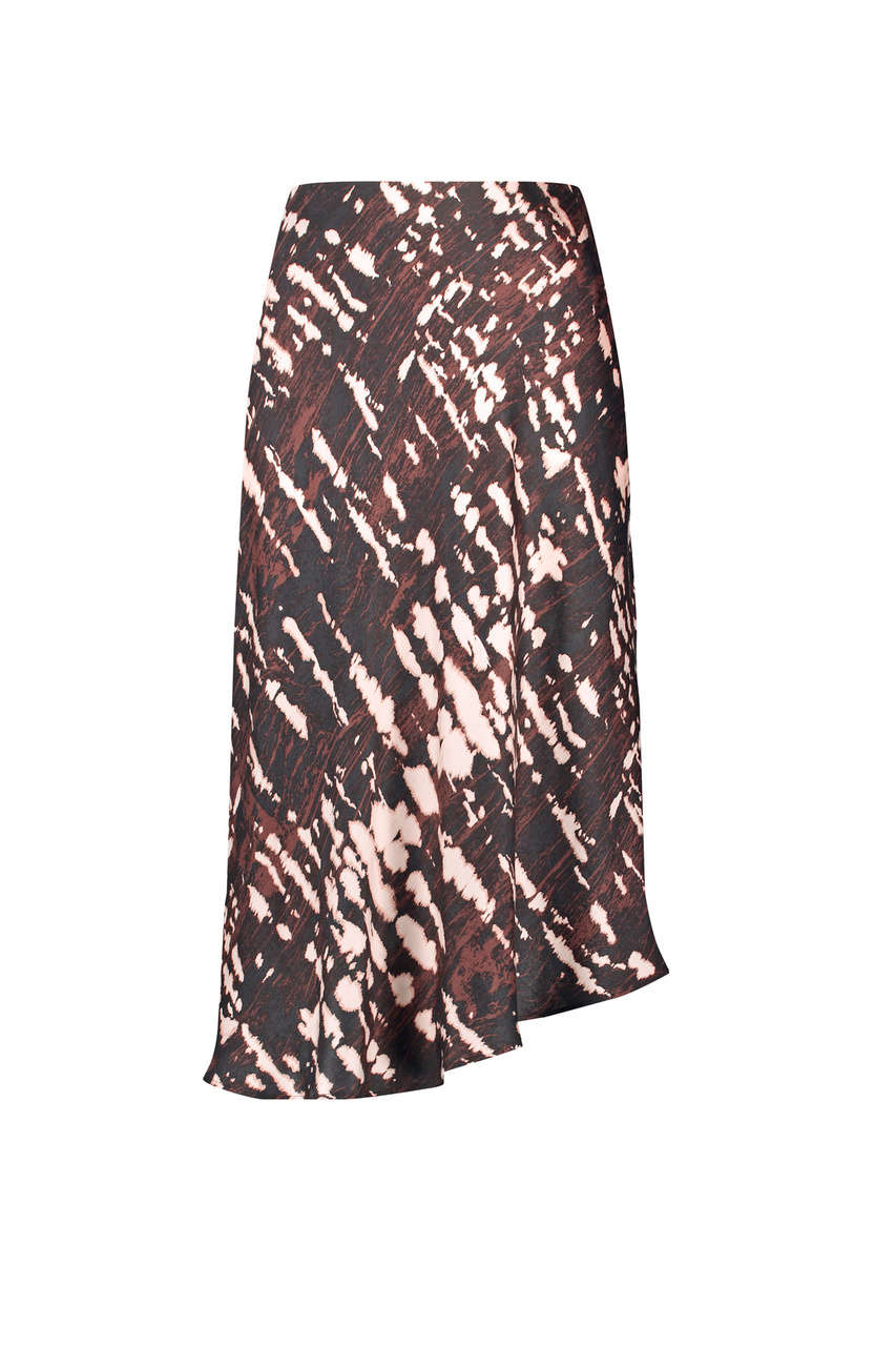 Длинная юбка с принтом|Основной цвет:Коричневый|Артикул:810008-31420 | Фото 1