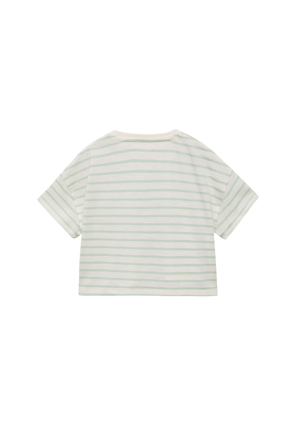 Девочкам Mango Kids Футболка TRES в полоску (цвет ), артикул 87026723 | Фото 2