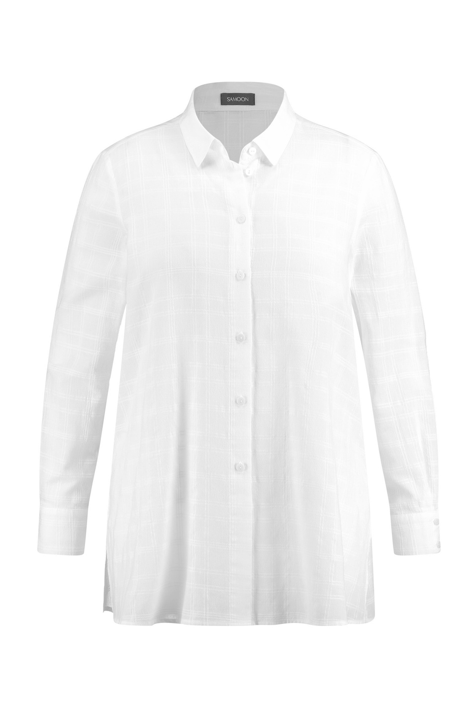 Samoon Расклешенная хлопковая блуза (цвет ), артикул 960499-29174 | Фото 1