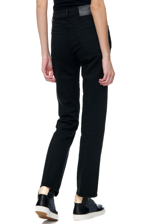 Jacob Cohen Однотонные джинсы из эластичного хлопка ( цвет), артикул VQ03001S3892 | Фото 6