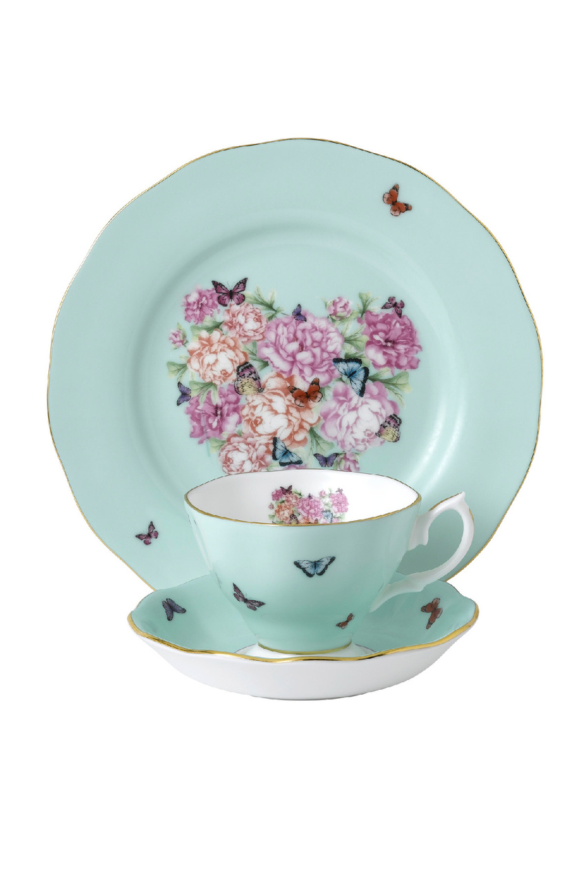 Набор чайный Blessings на 1 персону, 3 предмета (тарелка, чашка, блюдце)|Основной цвет:Разноцветный|Артикул:40001837 | Фото 1