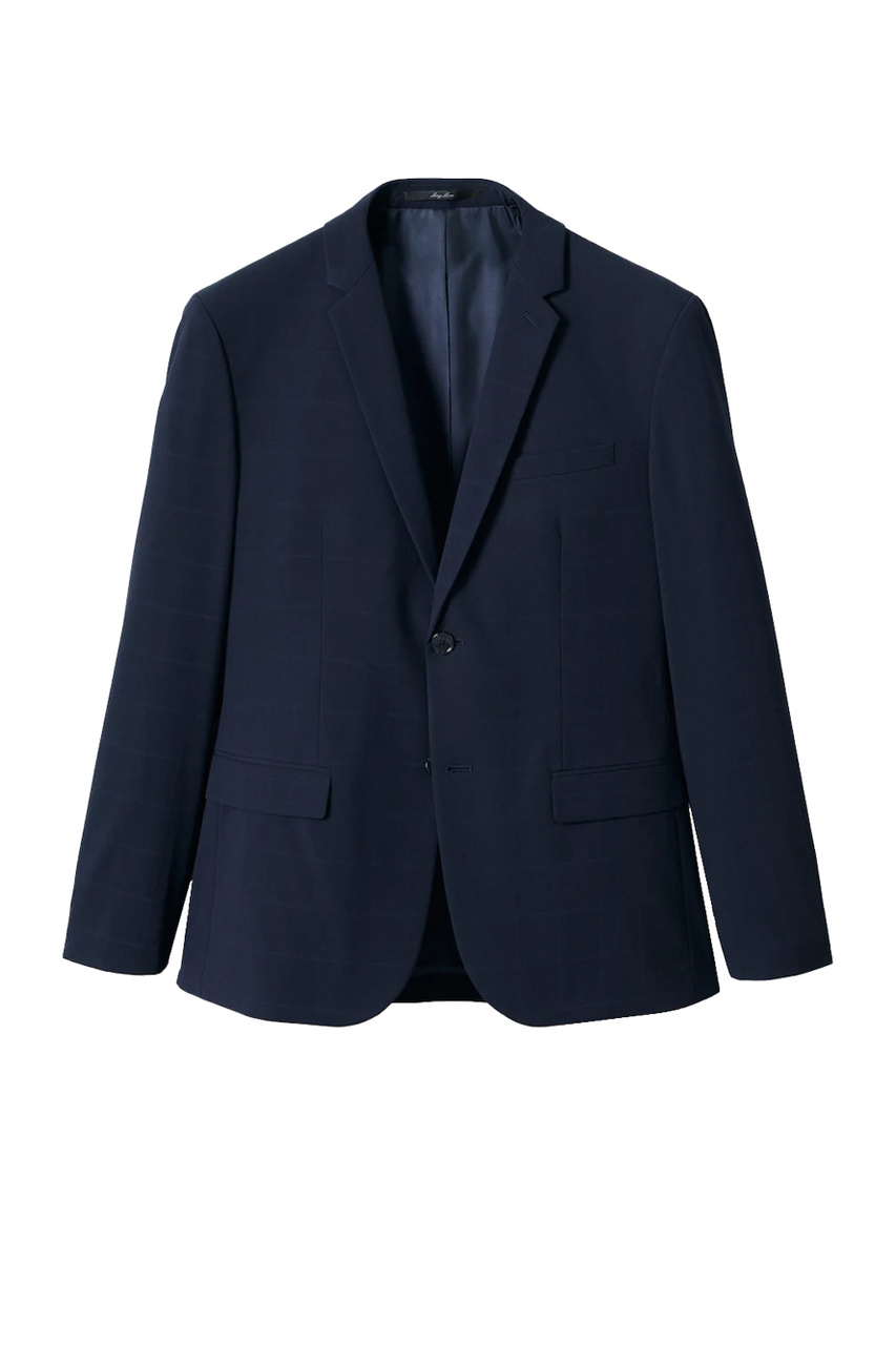 Пиджак PAULO с принтом|Основной цвет:Синий|Артикул:27050415 | Фото 1