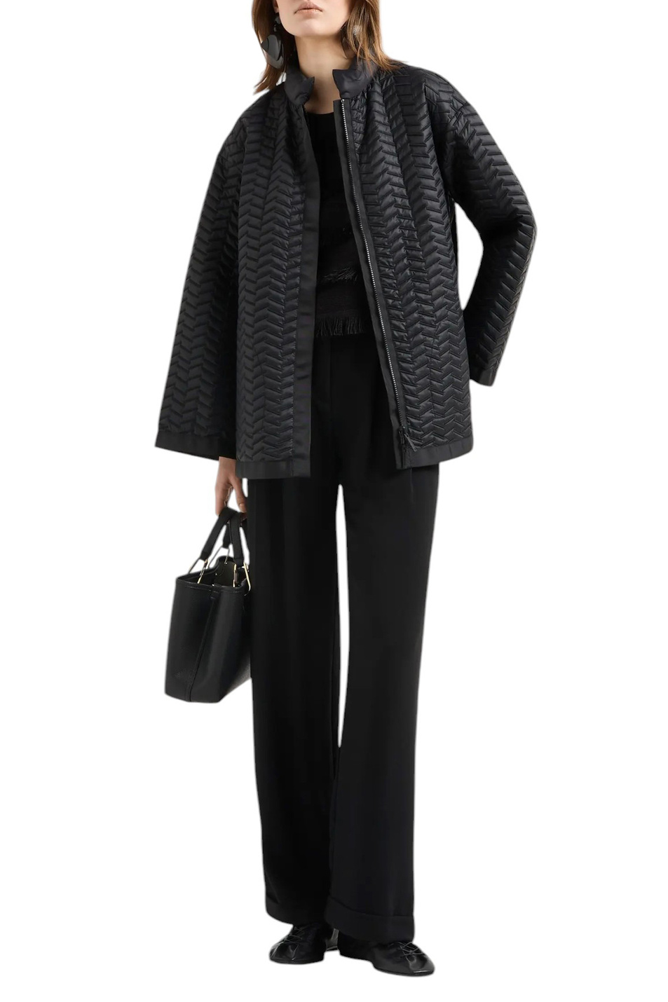 Женский Emporio Armani Футболка из хлопка (цвет ), артикул EW001518-AF12545 | Фото 2