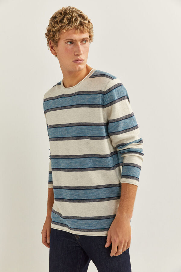 Springfield Элегантный свитер в двойную полоску (цвет ), артикул 1419501 | Фото 1