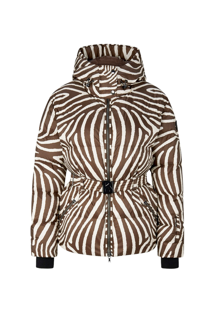 Куртка стеганая LUCCA-D с принтом|Основной цвет:Бело-коричневый|Артикул:31538597 | Фото 1