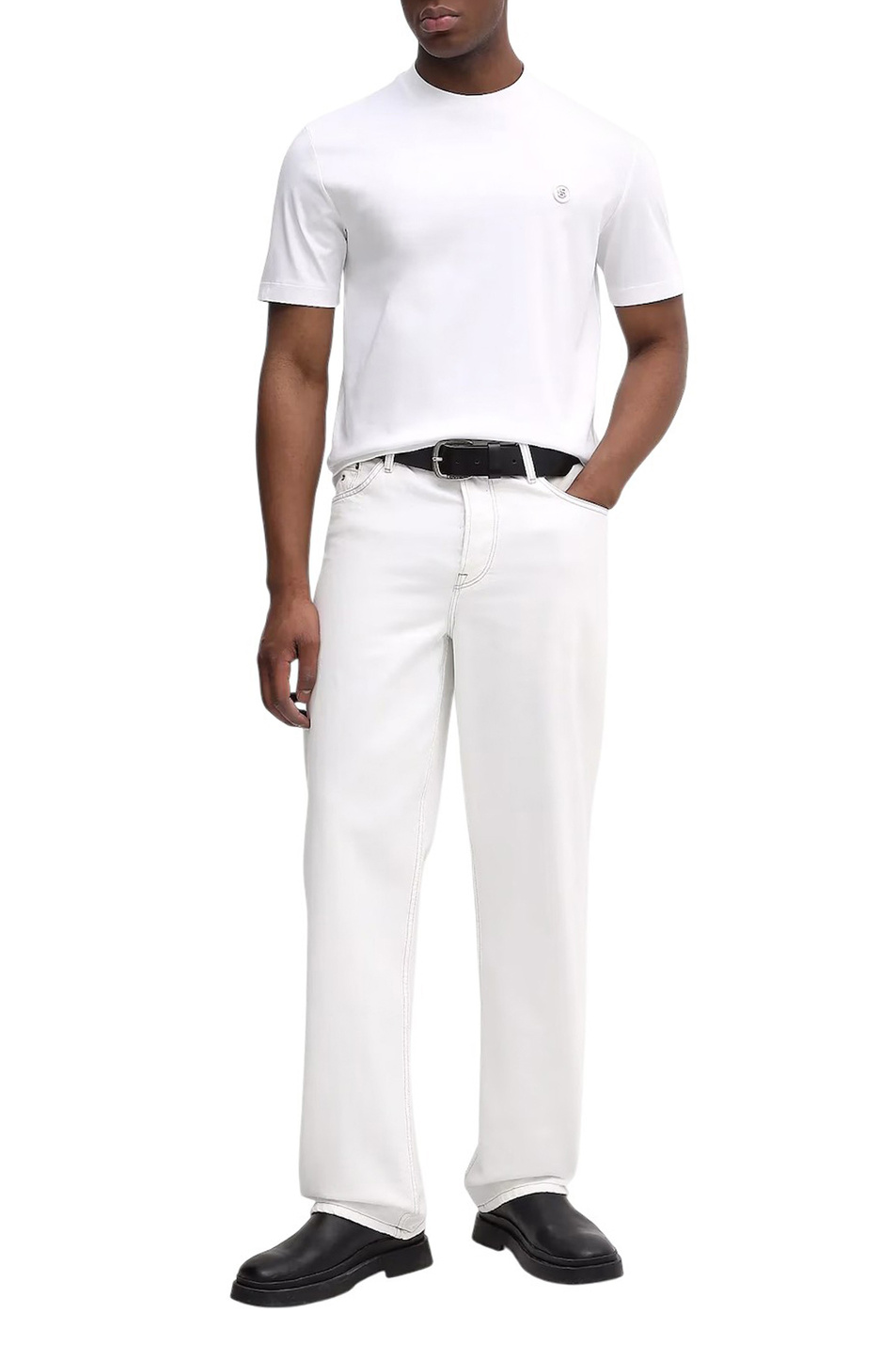 Мужской BOSS Футболка Taut из хлопка (цвет ), артикул 50555844 | Фото 2