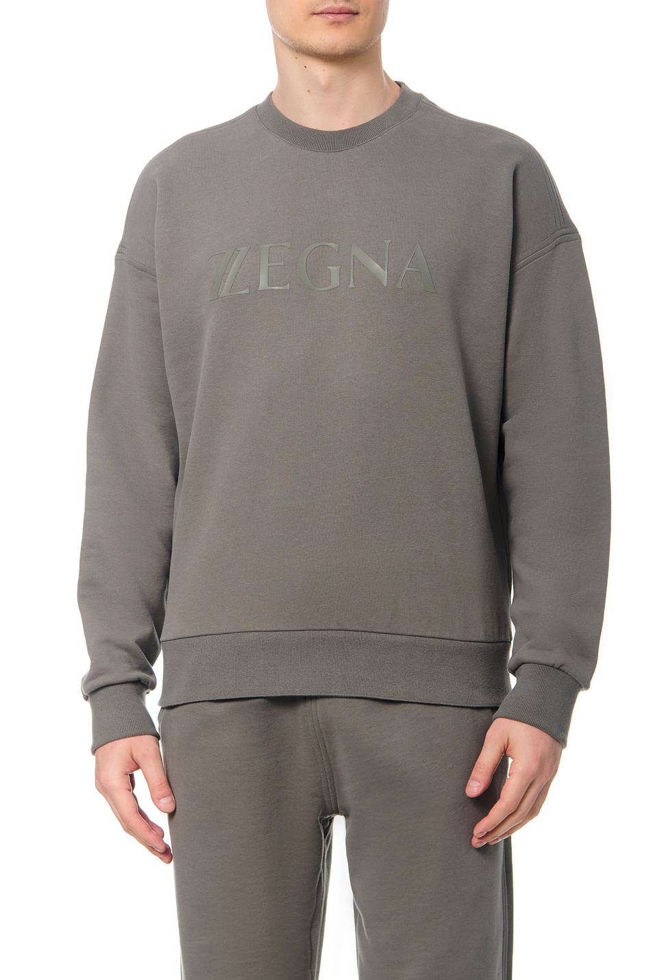 Мужской Zegna Свитшот с лого на груди (цвет ), артикул VZ484-ZZ802Z-V03 | Фото 1