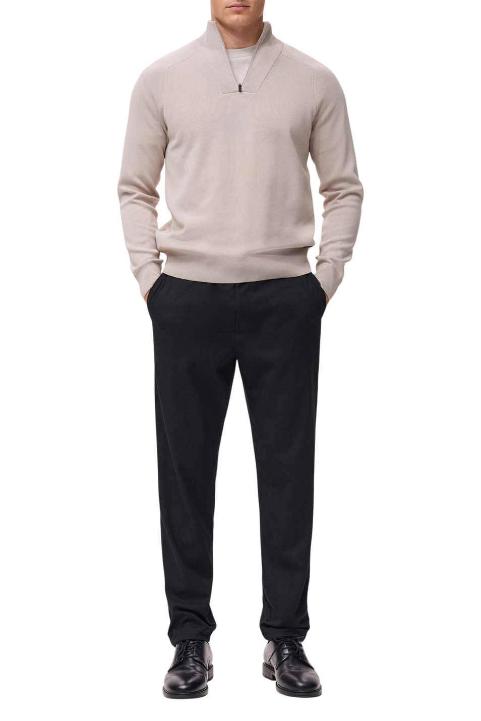 Брюки MURLO облегающего кроя|Основной цвет:Синий Мужской Mango Man Брюки MURLO облегающего кроя (цвет ), артикул 17079204 | Фото 2