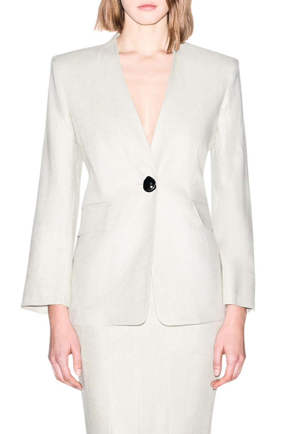 Женский Armani Exchange Пиджак из льна (цвет ), артикул XW001985-AF21530 | Фото 4