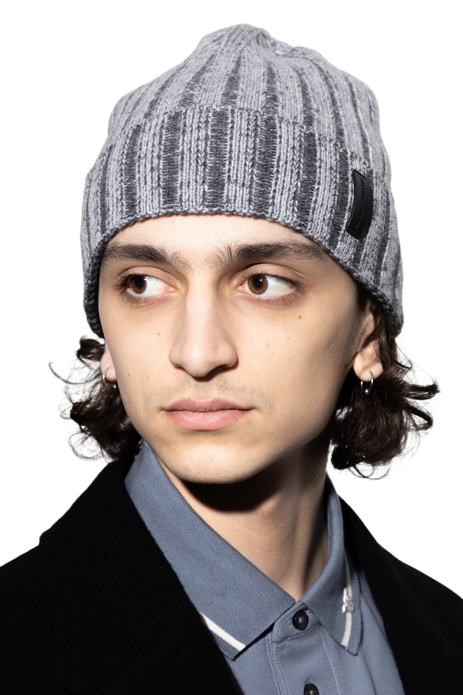 Мужской Emporio Armani Шапка из шерсти и кашемира (цвет ), артикул EM003748-AF19897 | Фото 4